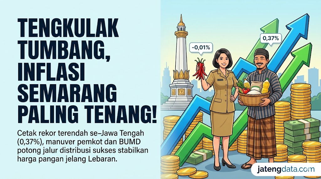 Orkestra Pangan Melawan Tengkulak: Rahasia di Balik Stabilnya Inflasi Kota Semarang 2026