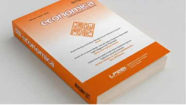 Buku cetak Jurnal Economica UIN Walisongo bersampul oranye dan putih yang sukses meraih akreditasi nasional Sinta 1.
