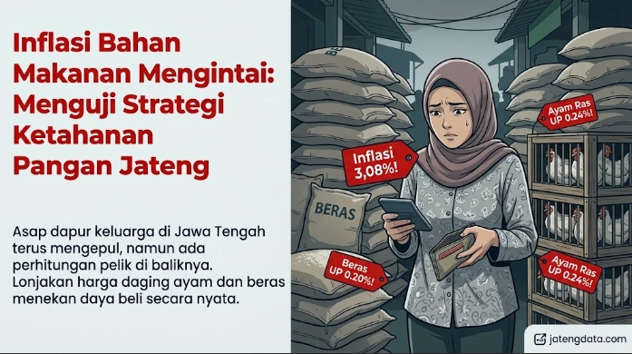 Inflasi Bahan Makanan Mengintai: Menguji Strategi Ketahanan Pangan Jateng di Meja Makan